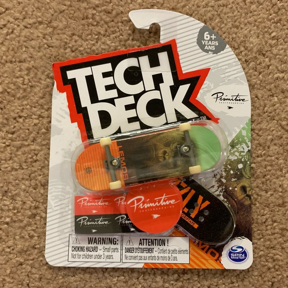 Tech Deck Fingerboard Skateboard Primitive Series Grizzly Grip 96mm